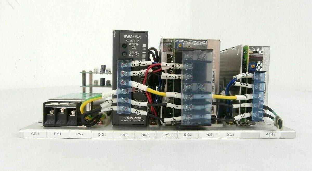 Used Hitachi PCB Rack Power Supply Panel HT98310 PCB Rack M-712E Etcher Working Spare