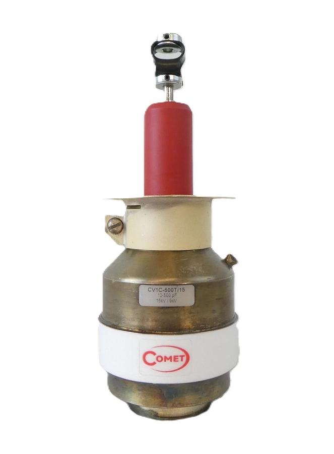 Used Comet CV1C-500T/15 Variable Vacuum Capacitor 15kV/9kV Working Spare