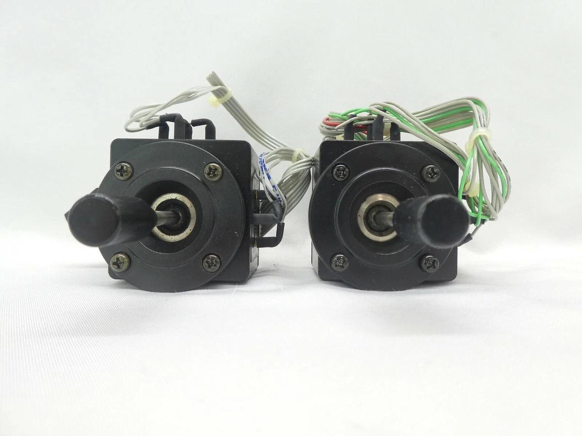 Used Sakae S40JBK-YO-20R2-3711 Microscope Joystick Lot of 2 Nikon OPTISTATION 3 Spare