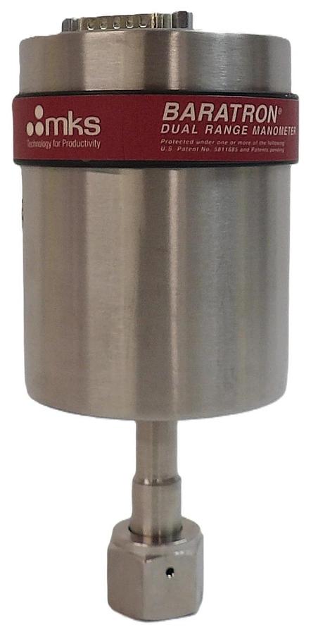 Used MKS Instruments D28F01TCEE0B0 Baratron Dual Range Manometer Working Surplus