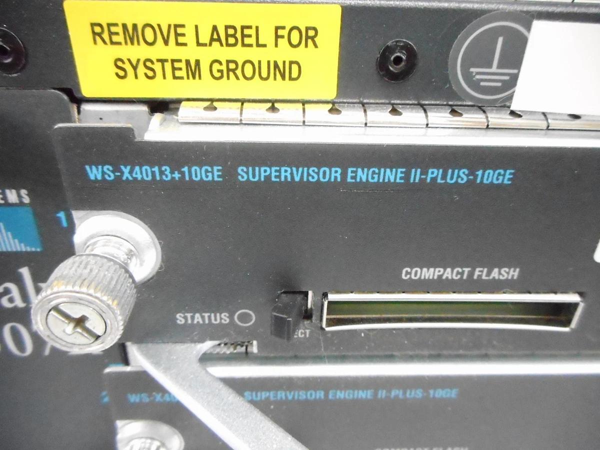 Used Cisco WS-C4507R Switch Catalyst 4500 Series WS-X4013+10GE Semiconductor Spare