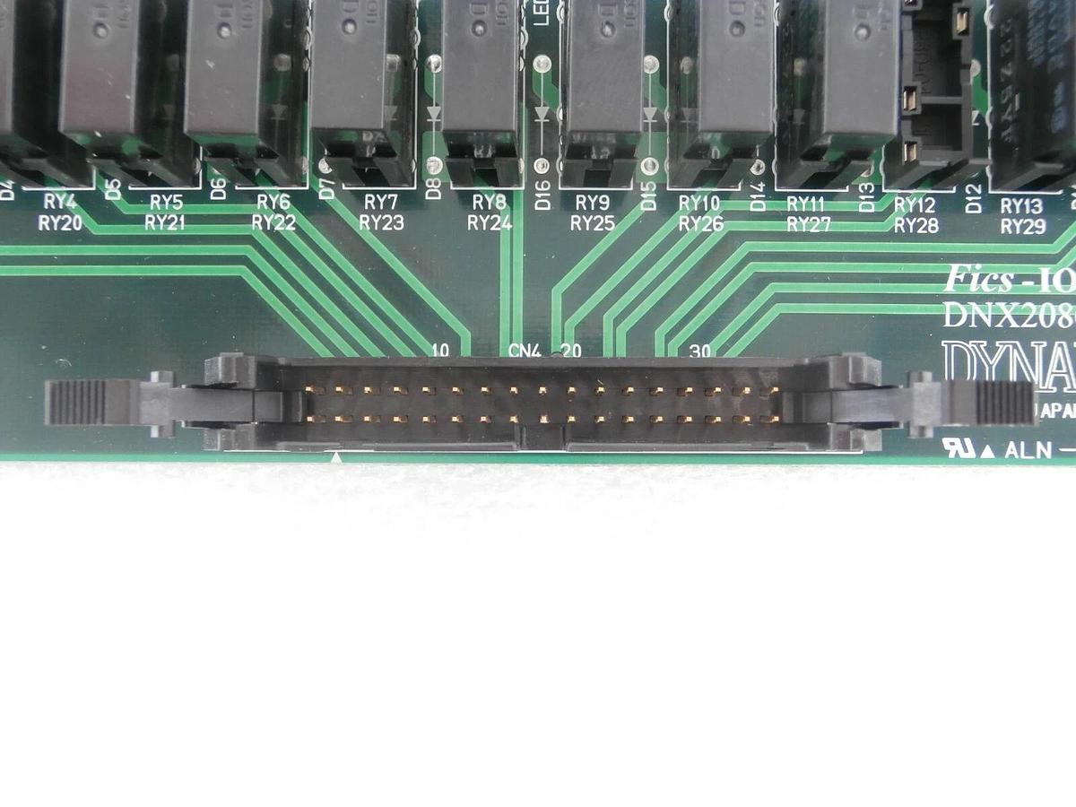 Used Dynax DNX2080 Terminal Relay Board PCB Fics-IOM/16RH0A TEL T-3044SS Working