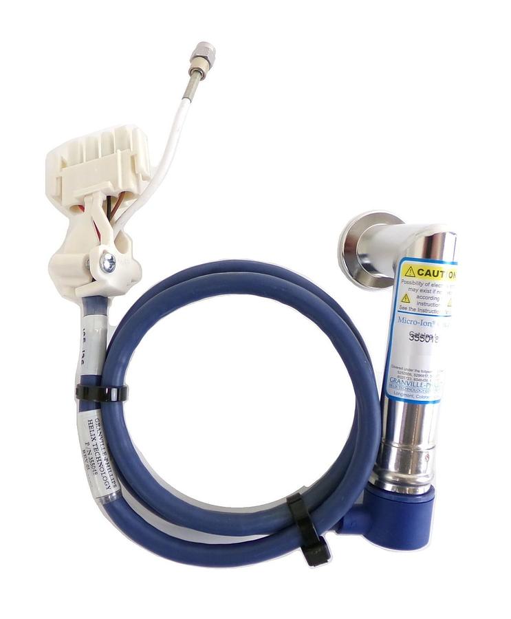 Used Granville-Phillips 355018 Micro Ion Vacuum Gauge & Cable MKS instruments Working