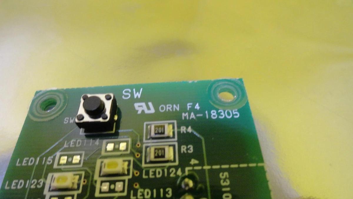 Used Shinko Electric MA-18305 LED Panel Board PCB SW 53103-0420 Used Working