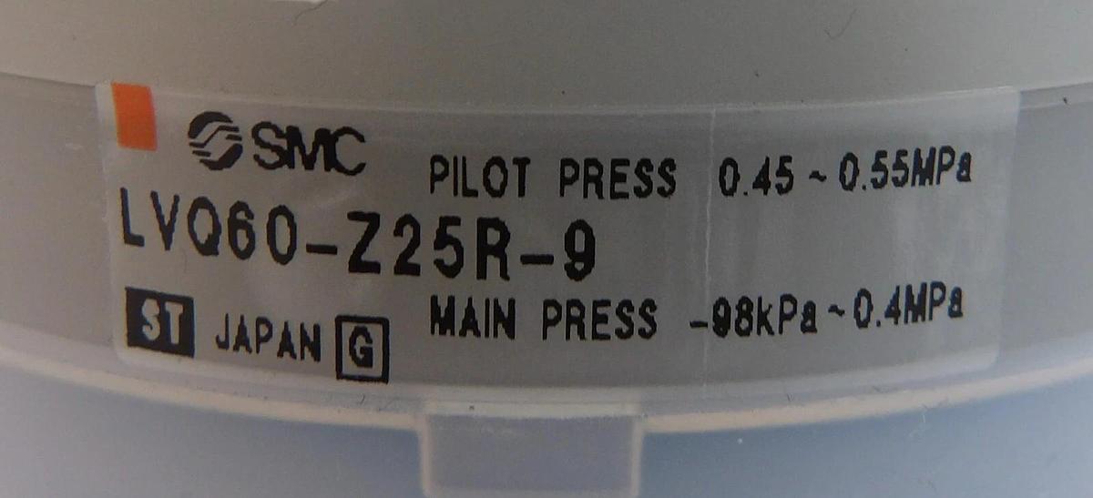 SMC LVQ60-Z25R-9 High Purity Liquid Regulator Valve Lot of 6 New Surplus