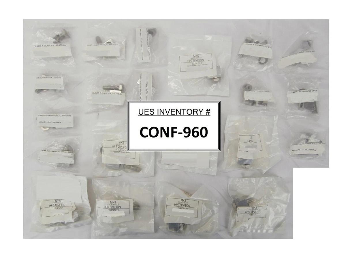MKS Instruments 100761016 Single Claw Clamp Lam 796-090956-004 Lot of 21 New