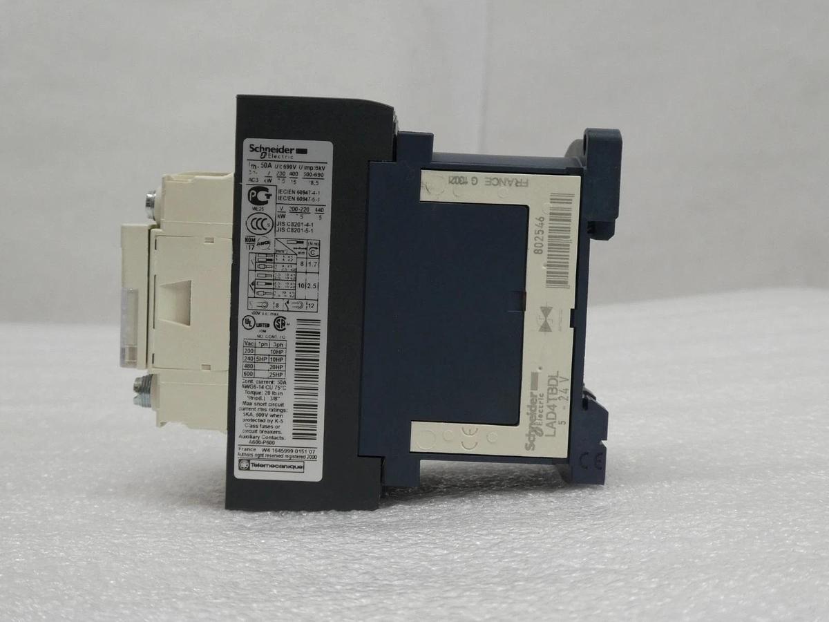 Used Schneider Electric LC1D326BD Contactor TeSys LAD4TBDL Reseller Lot of 5 Used