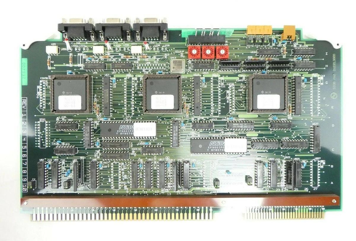 Used Kokusai Electric D1E01300B I/O Processor PCB Card SIOB Vertron III Working Spare