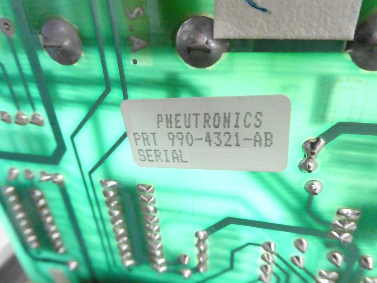 Used Varian VSEA H0289-1 E.S. Control Logic and Pneumatic Rack PCB D-H0121001 Working