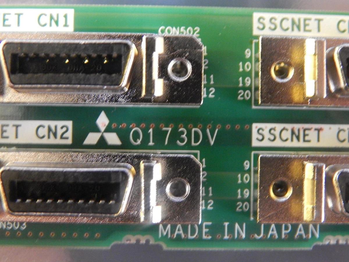 Used Mitsubishi Q173DV PLC SSCNET Channel Distribution PCB TEL PR300Z Used Working