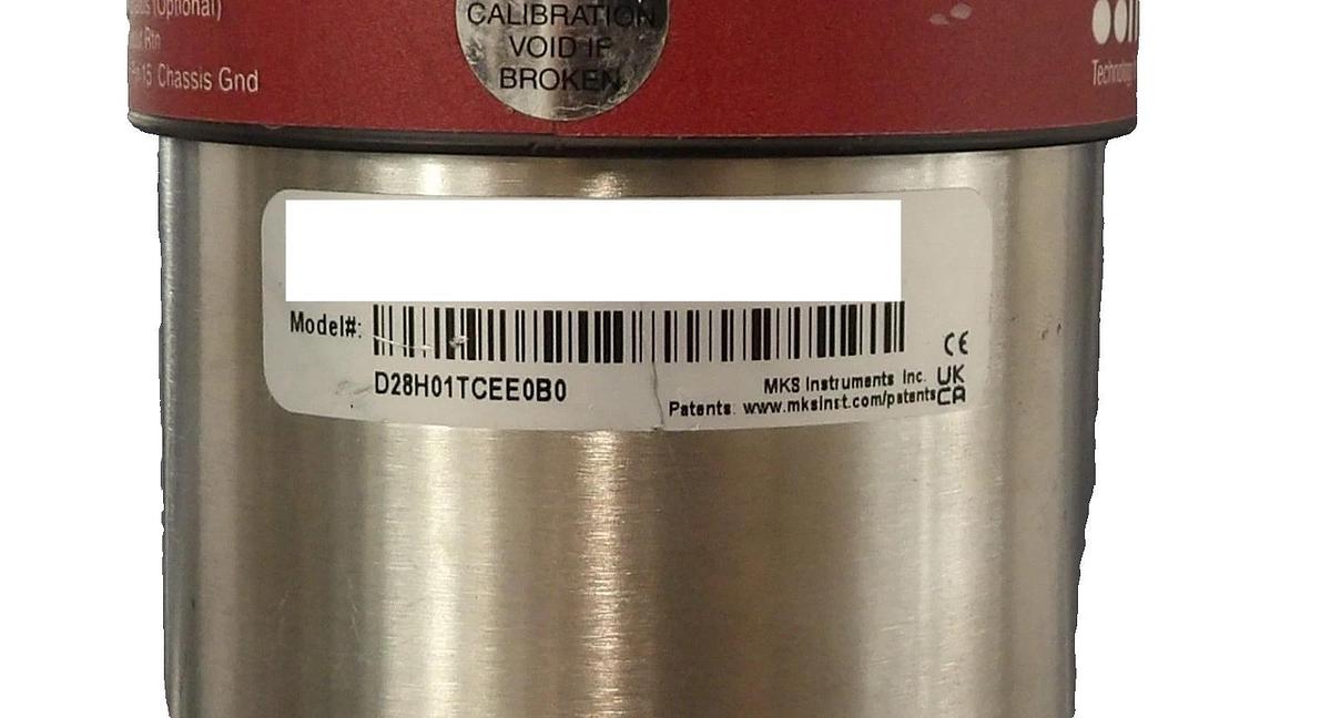 Used MKS Instruments D28H01TCEE0B0 Baratron Dual Range Manometer Working