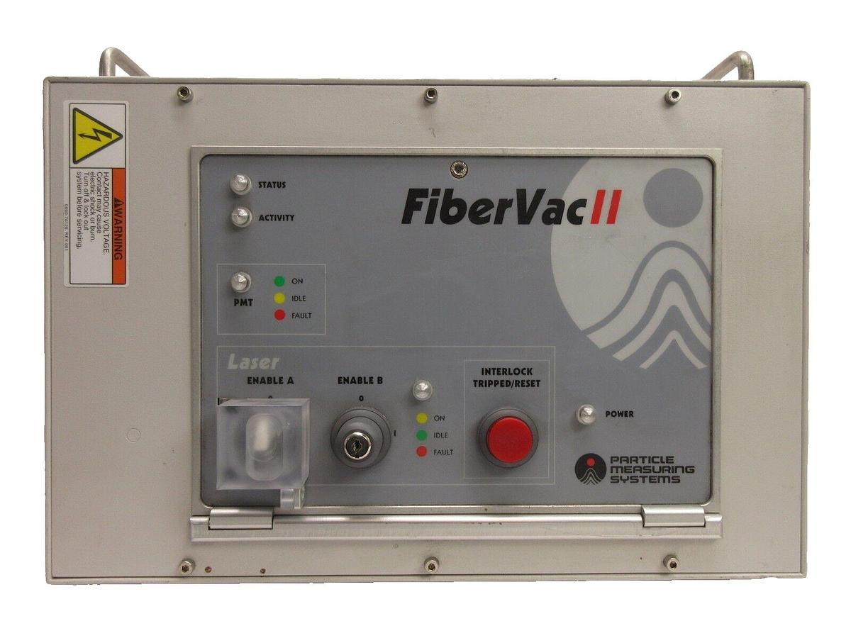 Used Particle Measuring Systems FiberVac II Laser Control Unit Spare Surplus