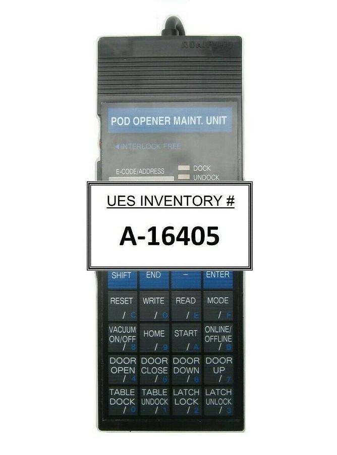 Used Daifuku Pod Opener Maintenance Unit Teach Pendant Working Spare