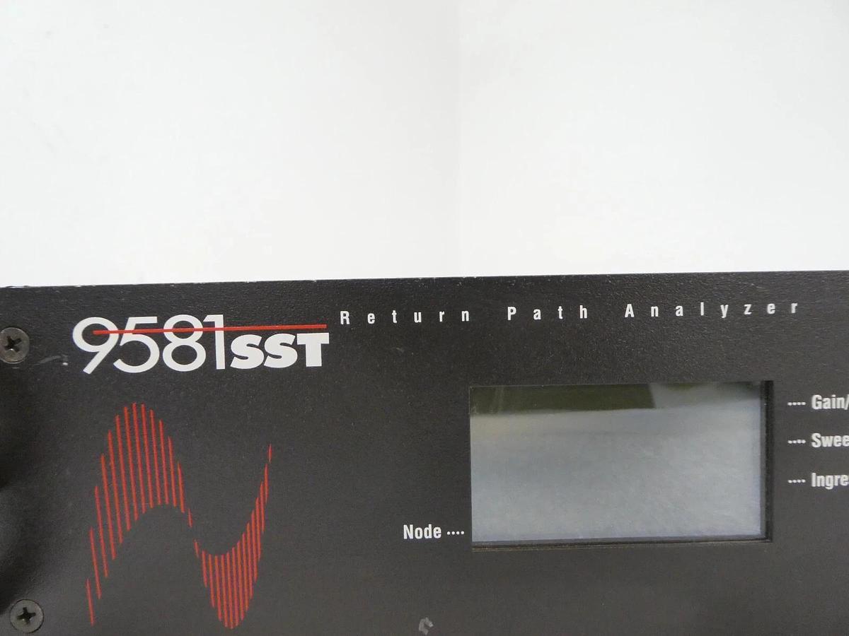 Used Trilithic 9581SST Return Path Analyzer with Traffic Option Spare Surplus