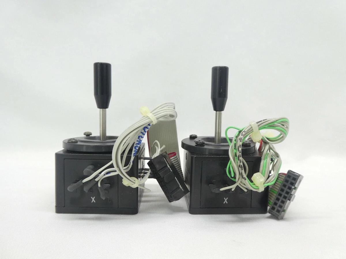 Used Sakae S40JBK-YO-20R2-3711 Microscope Joystick Lot of 2 Nikon OPTISTATION 3 Spare