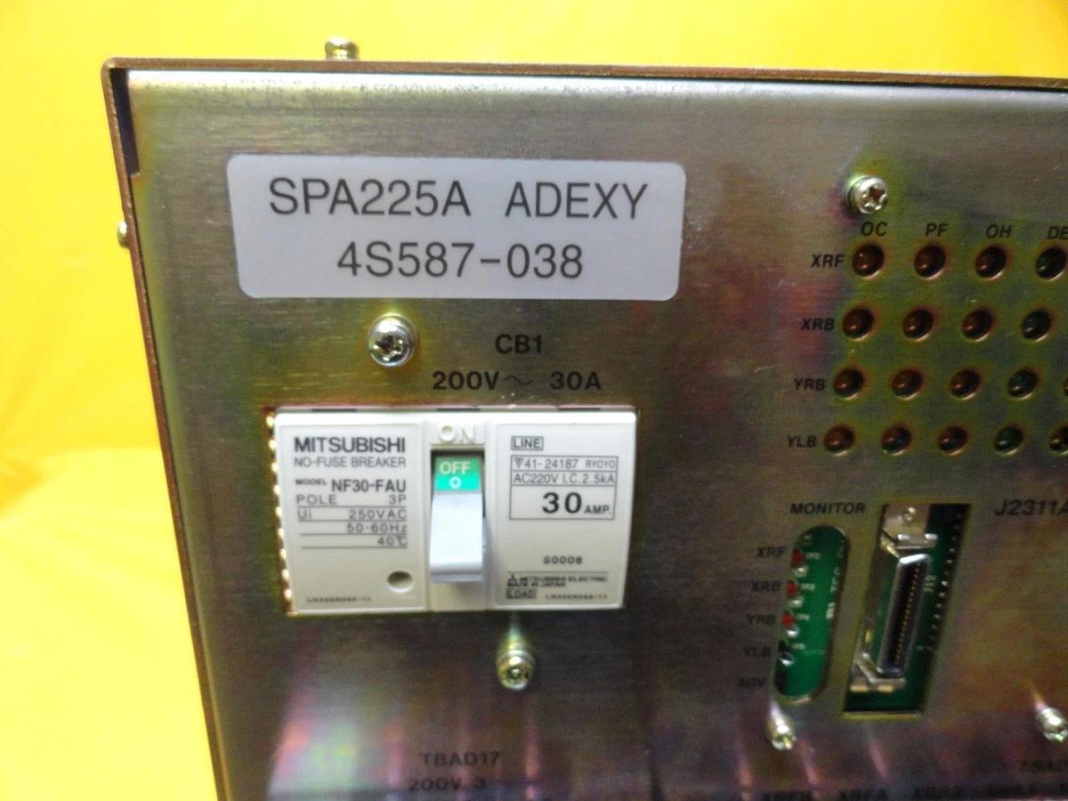 Used Nikon 4S587-038 ADEXY Linear Motor Controller SPA225A NSR Series Working