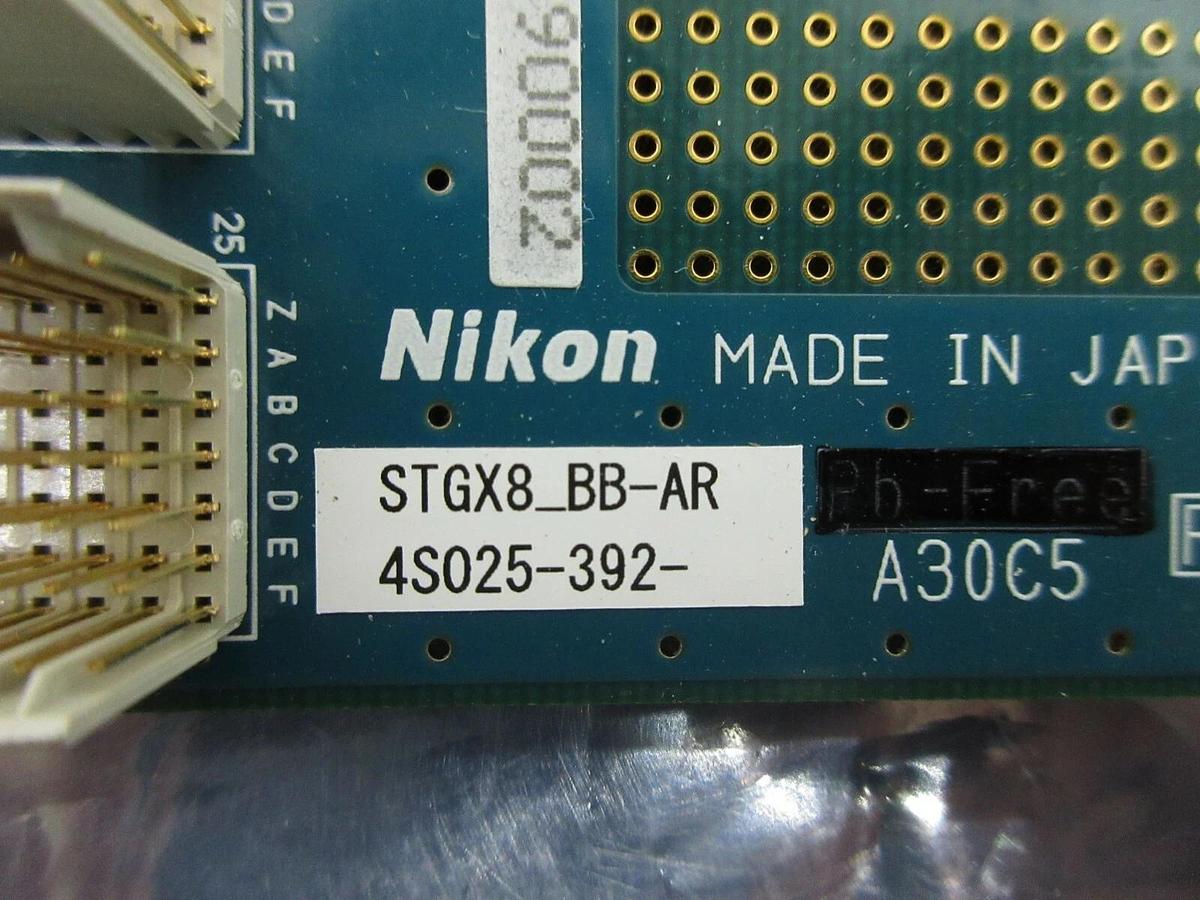 Used Nikon 4S025-392 Backplane Board PCB STGX8_BB-AR NSR-S620D ArF Immersion Used