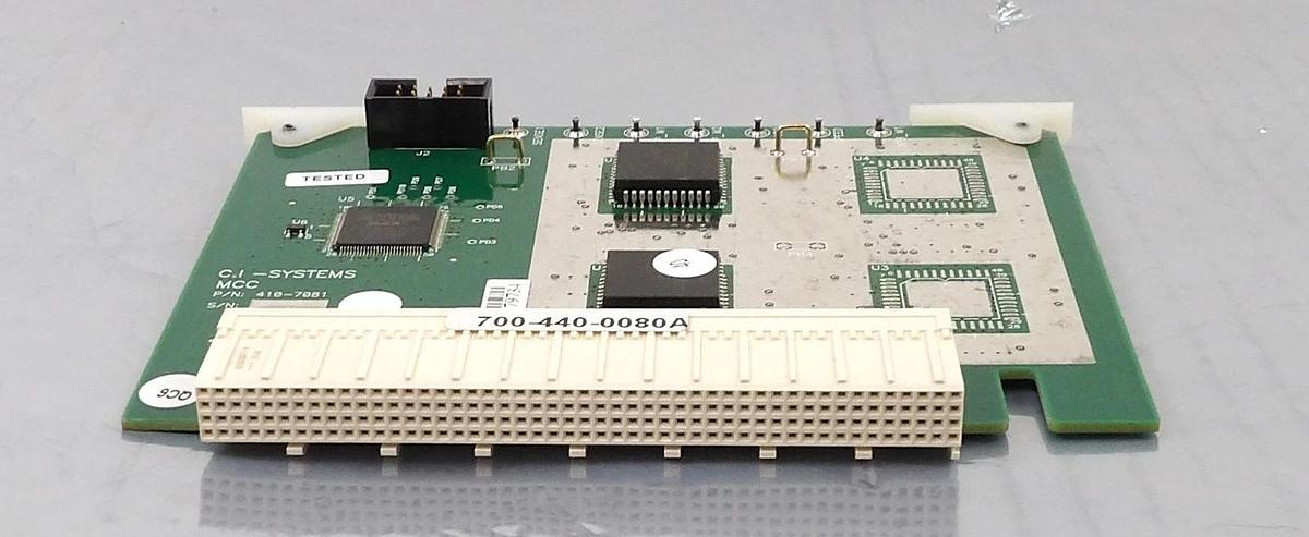 Used CI Systems 410-7081 MCC PCB Card 700-440-0080A SR-800R Black Body Working