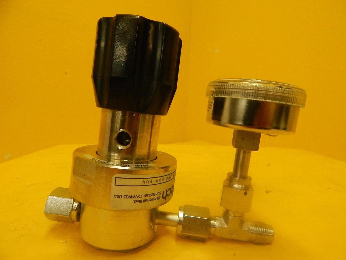 Used APTech AP1410S 2PW FV4 FV4 Manual Diaphragm Valve Used Working