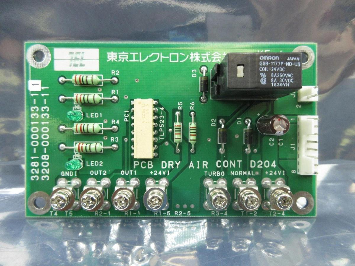 Used TEL Tokyo Electron 3281-000133-11 Dry Air Cont D204 Board PCB Used Working