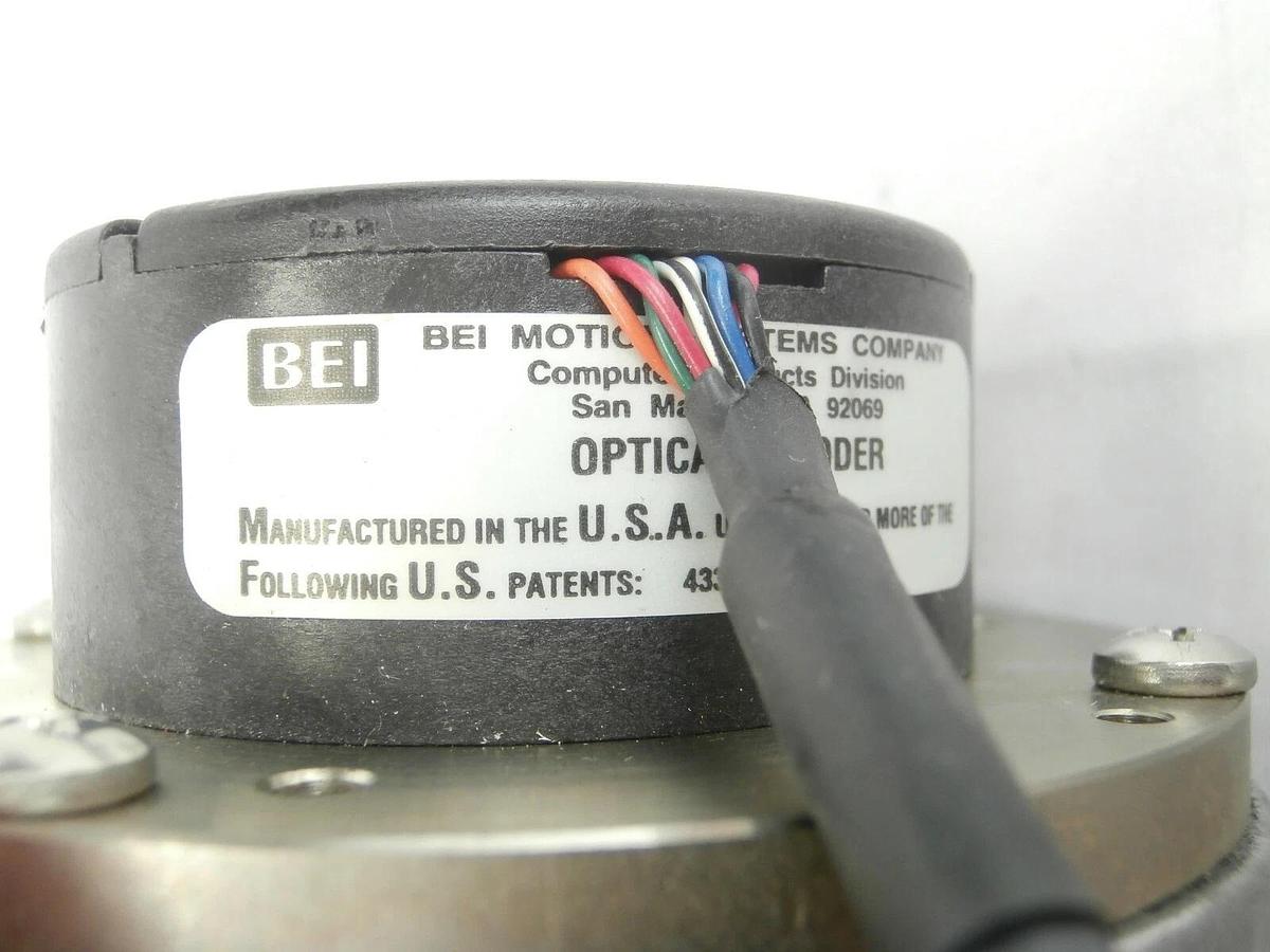 Used American Precision Industries E1000-375 Motor 9429 with Optical Encoder Working