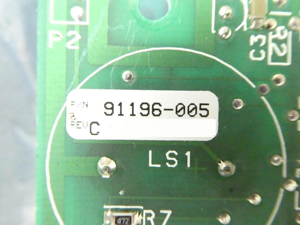Used Lam Research 605-016005-001 CRT Video Bottom Board PCB 91196-005 Rev. C Working