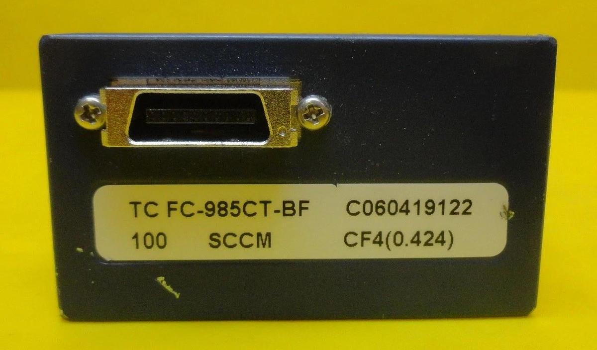 Used Aera TC FC-985CT-BF Mass Flow Controller MFC 100 SCCM CF4 Used Working