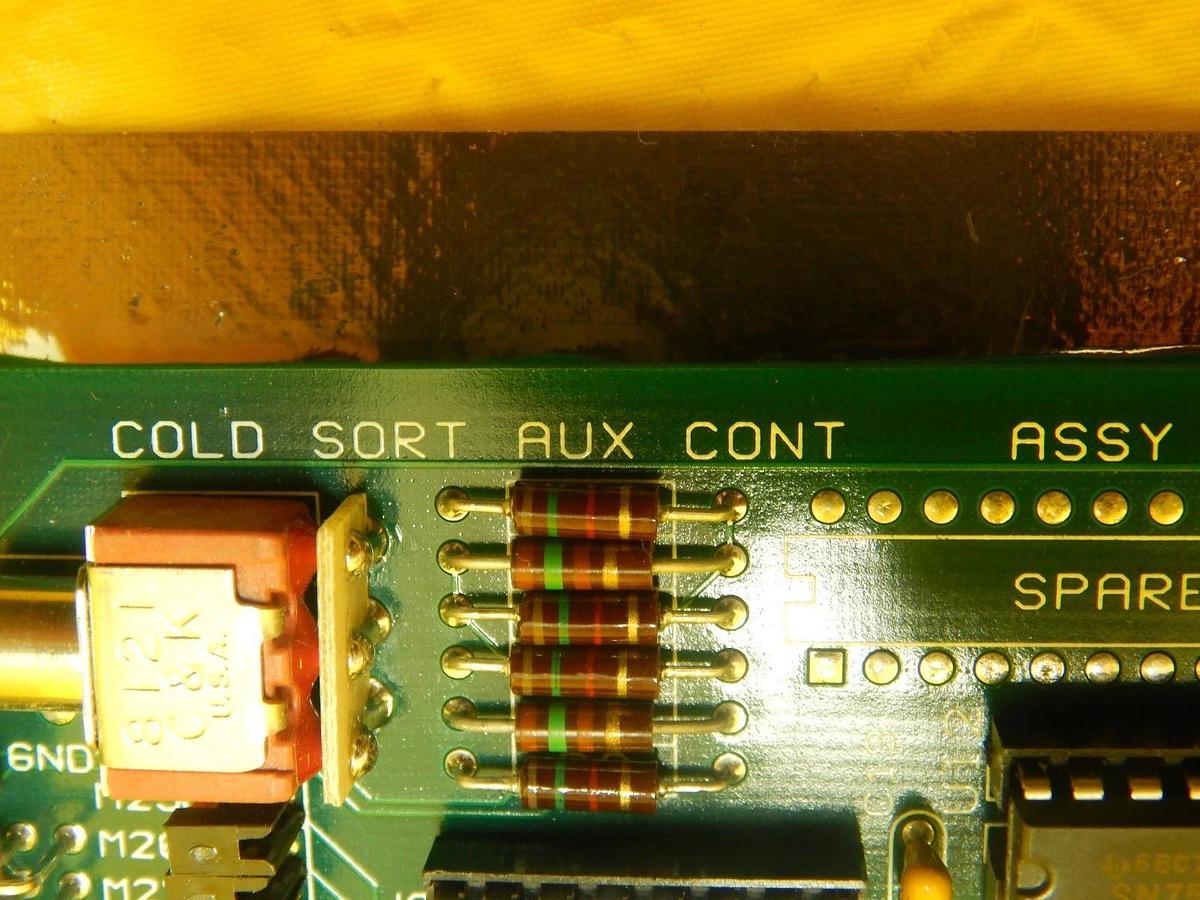 Used Electroglas 258805-001 Cold Sort AUX CONT PCB Card 4085X Horizon Used Working