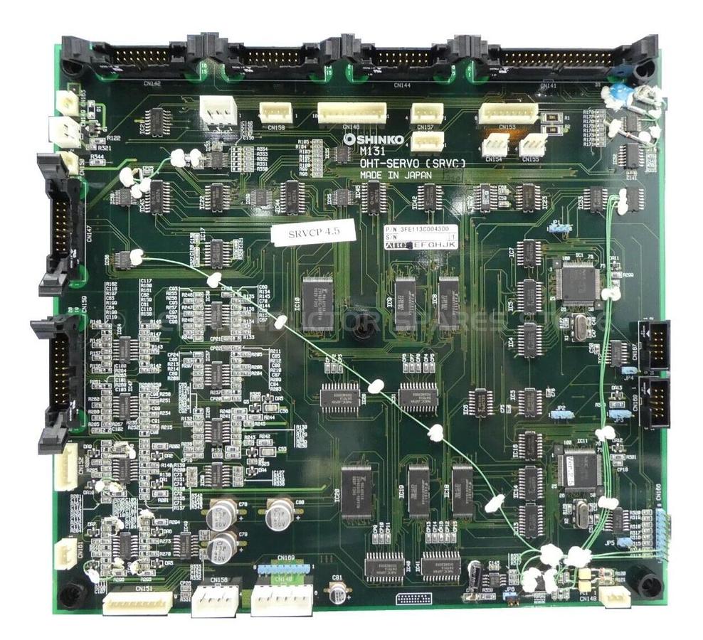 Used Shinko Electric 3FE113C004300 PCB OHT-SERVO (SRVC) M131 SRVCP 4.5 Ver. 2-5 Spare