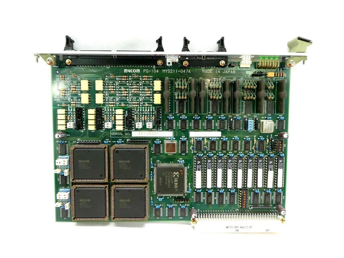 Used Mycom PG104L-04 Processor PCB Card MY5211-047A DNS FC-3000 No Pull Tab Working