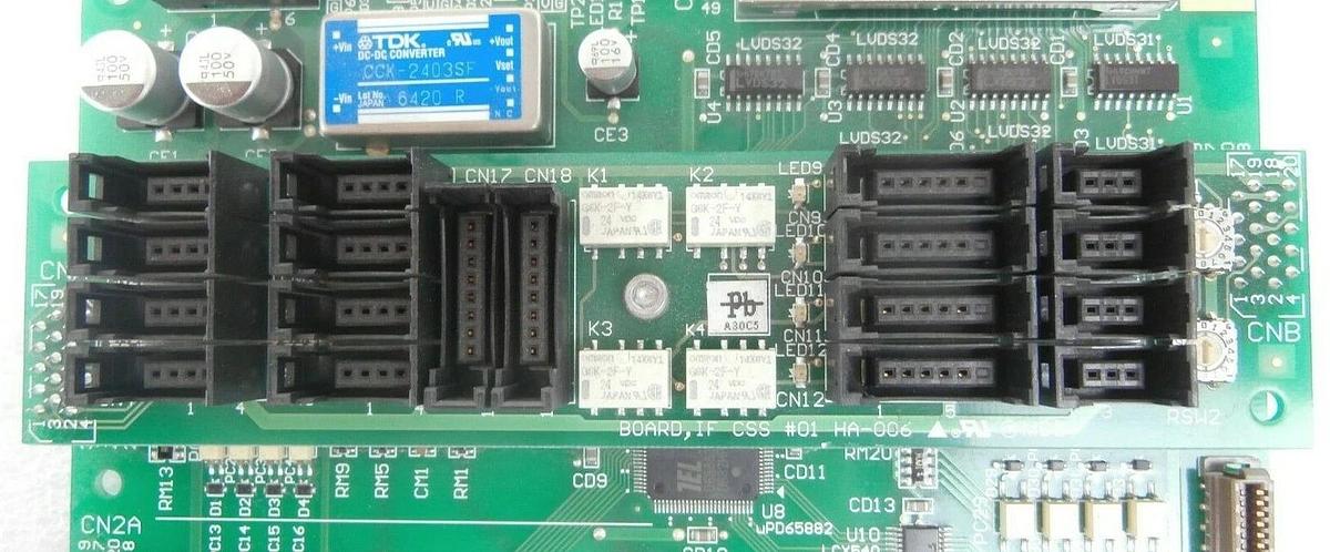 Used TEL Tokyo Electron HA-009 Digital I/O Board PCB EXT DIO #02 IF CSS #01 HA-006
