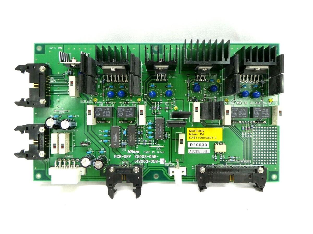 Used Nikon 2S003-056 Driver Board PCB MCR-DRV 4S003-056-1 KAB11000/3801-0 Working
