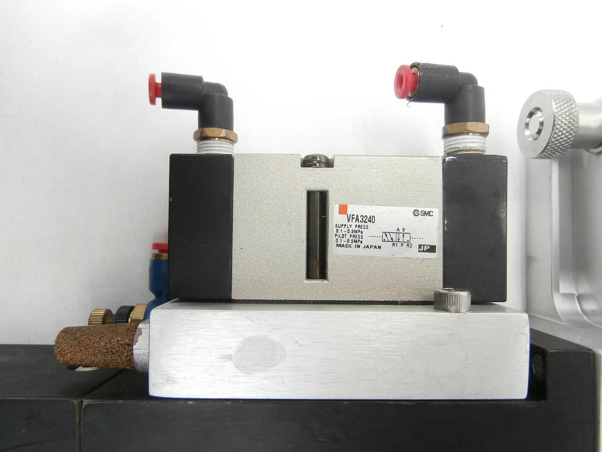 Used HVA High Vacuum Apparatus 82219-0209QXH Pneumatic Wafer Transfer Valve Spare