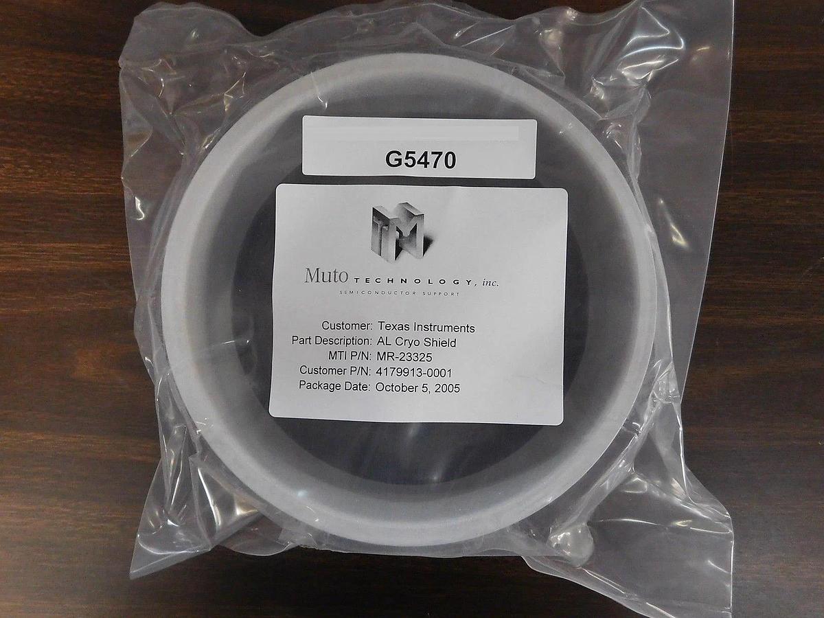 Muto Technology MR-23325 AL Cryo Shield 4179913-0001 MRC D121506