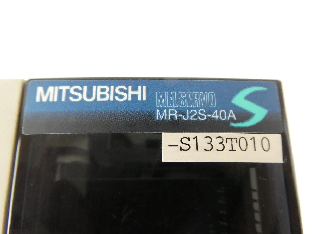 Used Mitsubishi Electric MR-J2S-40A-S133T010 AC Servo Driver MELSERVO AMAT Working
