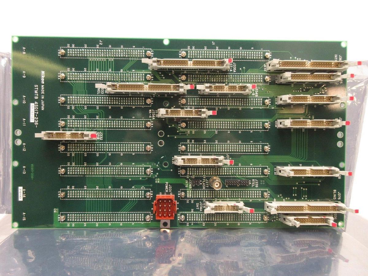 Used Nikon 4S017-236 Backplane Interface Board PCB STMTB NSR System Used Working