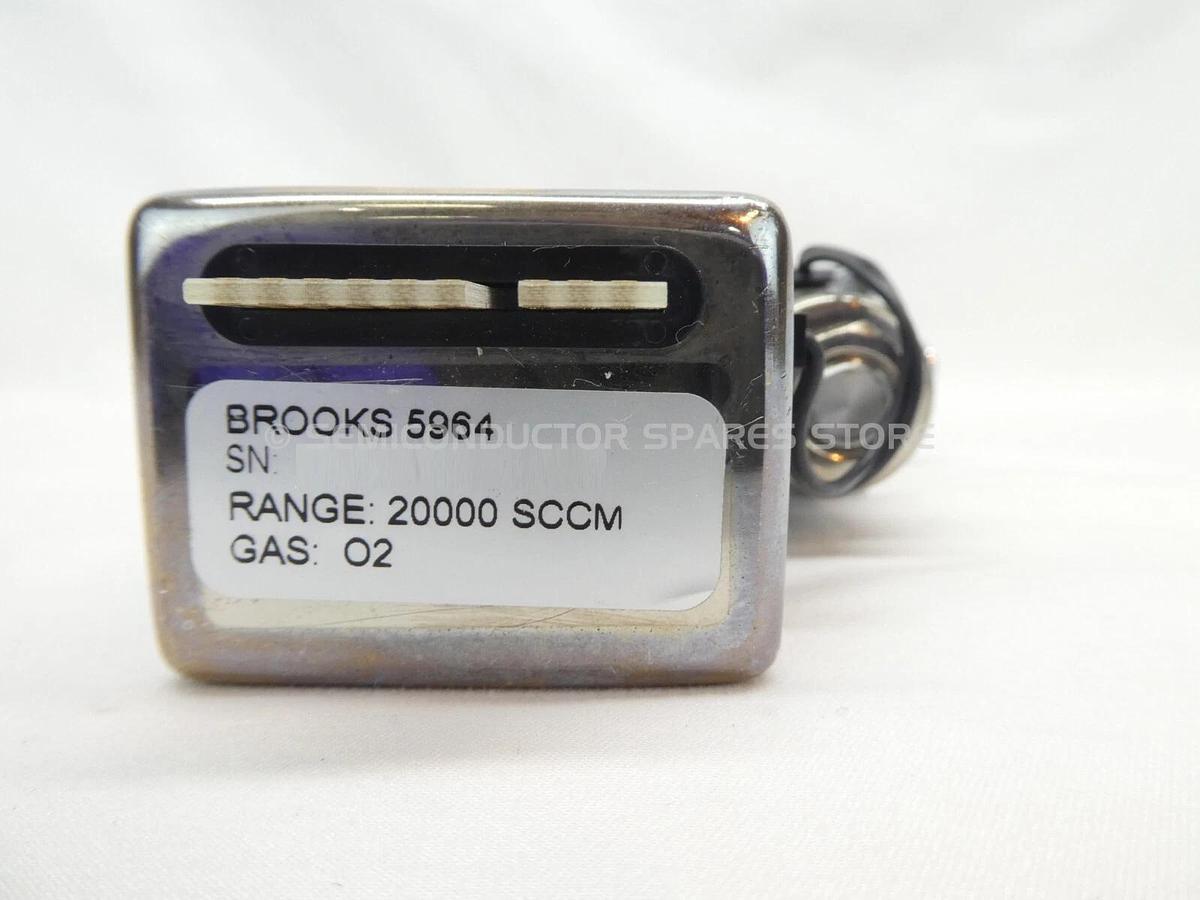 Refurbished Brooks 5964 Mass Flow Controller MFC 20000 SCCM O2 Lot of 2 OEM Refurbished