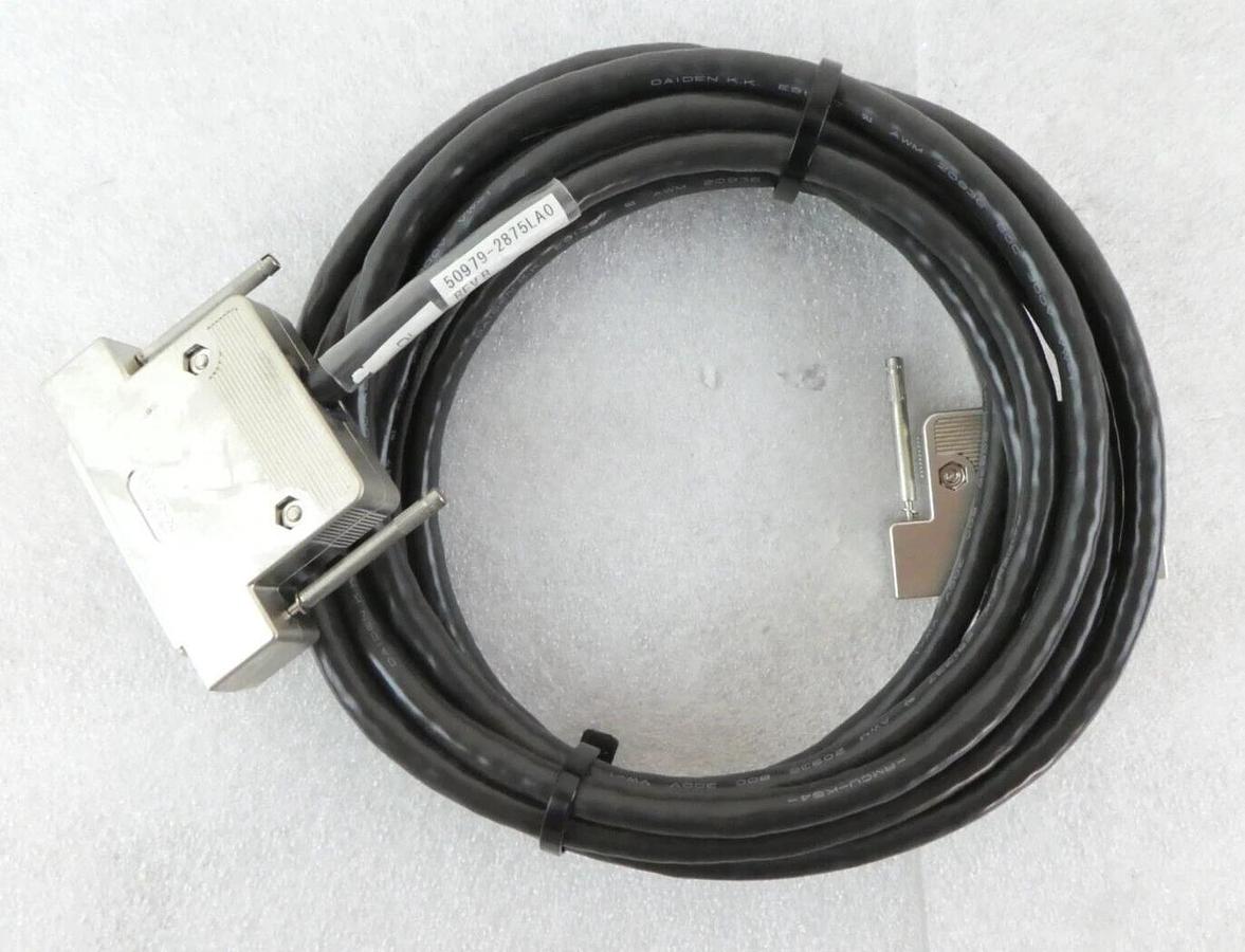 Used Kawasaki 50979-2875LA0 300mm Wafer Robot Interface Cable Working Surplus