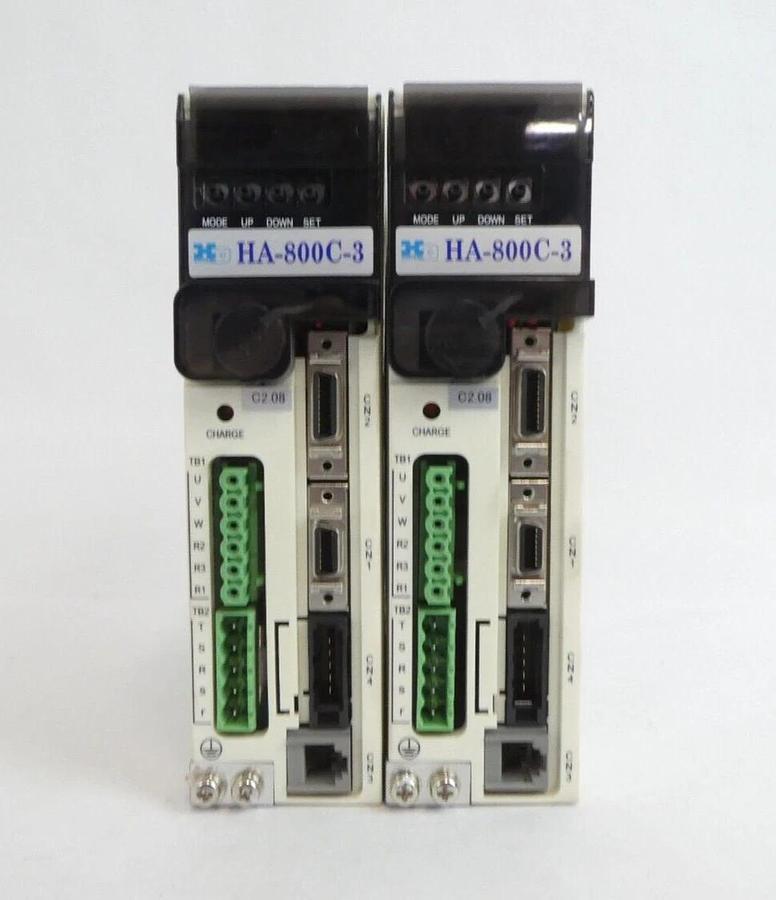 Used Harmonic Drive Systems 9800302138 Servo Drive HA-800C-3D-200 Lot of 6 Working