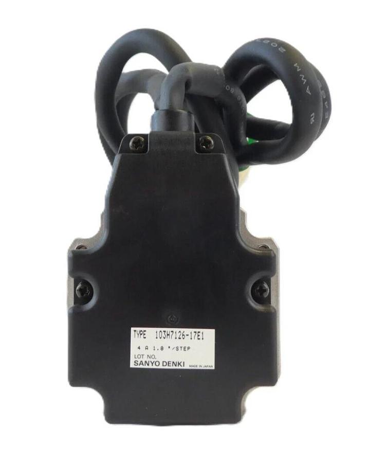 Used Sanyo Denki 103H7126-17E1 Servo Stepping Motor Working Surplus