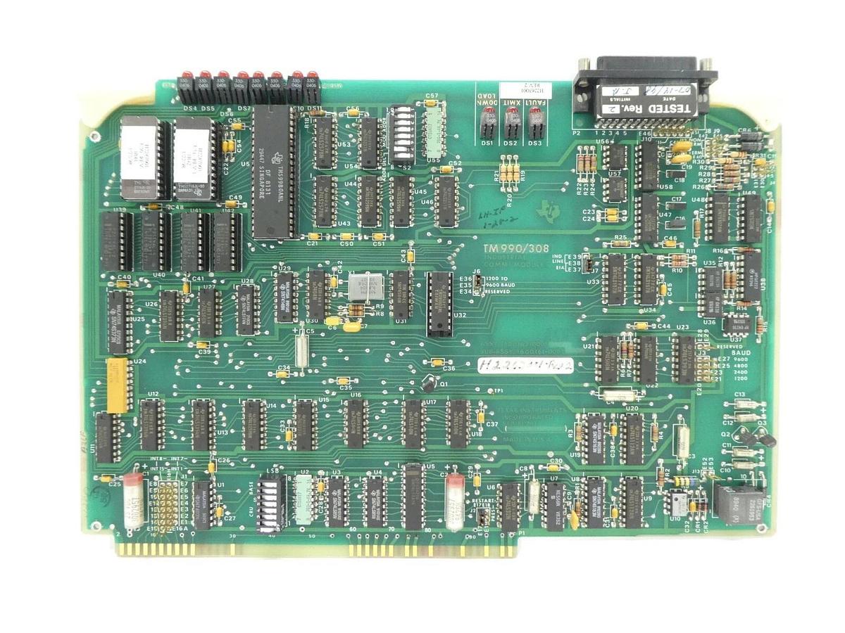 Used Texas Instruments 1600162-0001 PCB Card TM990/308 Varian H2263001 Rev. 2 Working