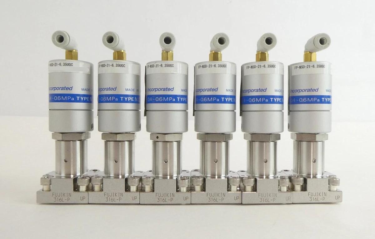 Fujikin FP-NSD-21-6.35UGC Metal Diaphragm Valve Reseller Lot of 16 New