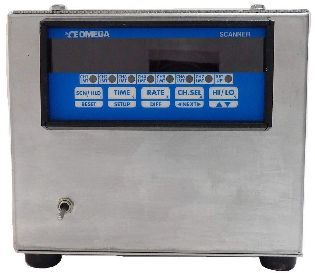 Used Omega Engineering DPS3200-P Programmable Scanner Meter Assembly DPS3200 Working