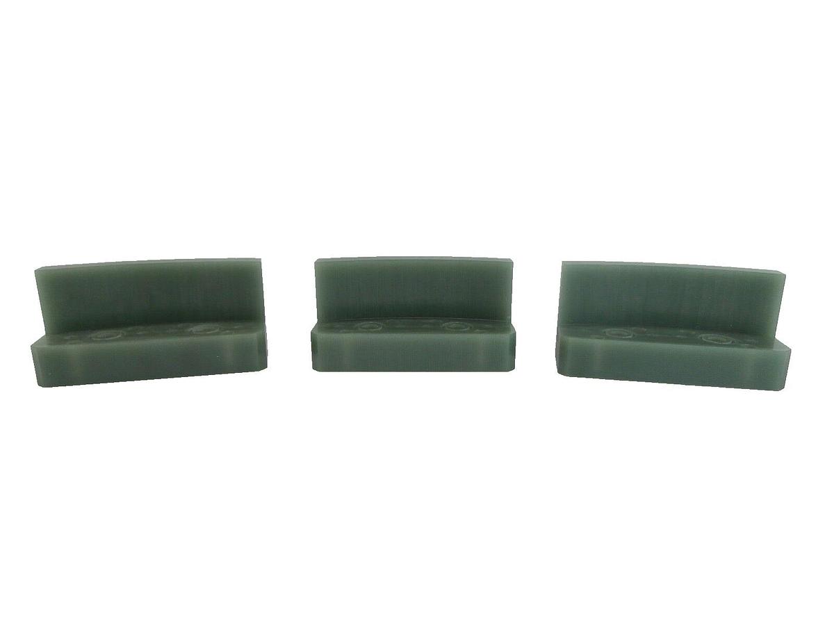 Used Ulvac EM0867-169-09C Cooling Water Inlet Port Insulator Lot of 3 Used Working