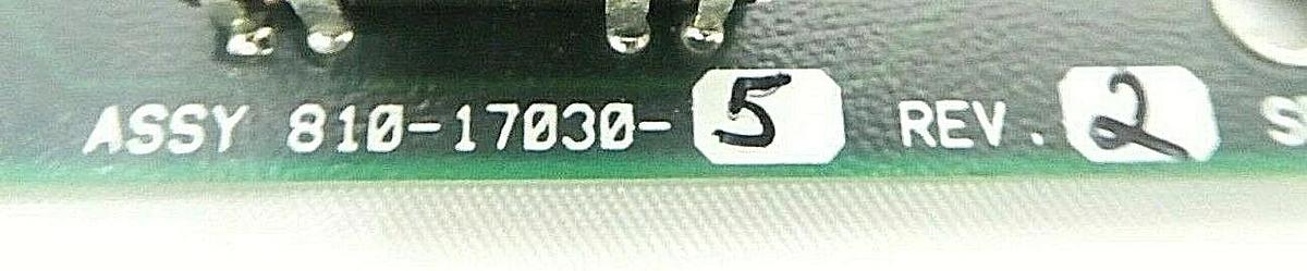 Used Lam Research 810-17030-5 Gas Panel PCB Rev. 2 Working Surplus