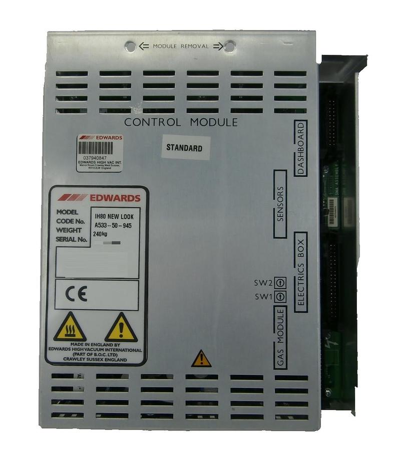 Used Edwards D37410212 iH iL Vacuum Pump Standard Control Module Working Surplus