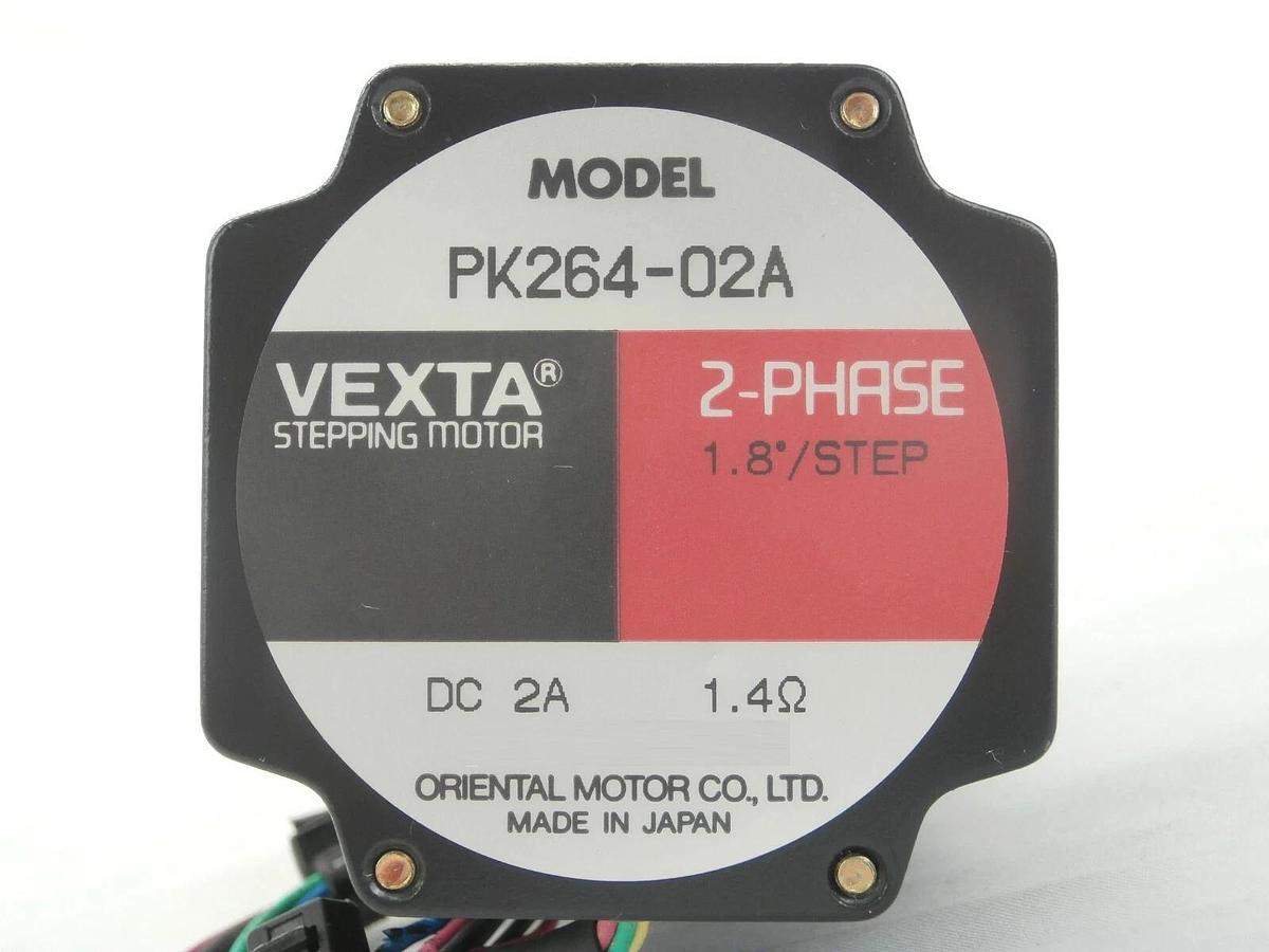 Used Oriental Motor PK264-02A Stepping Motor Bayside NE23-015 Reseller Lot of 2 Used