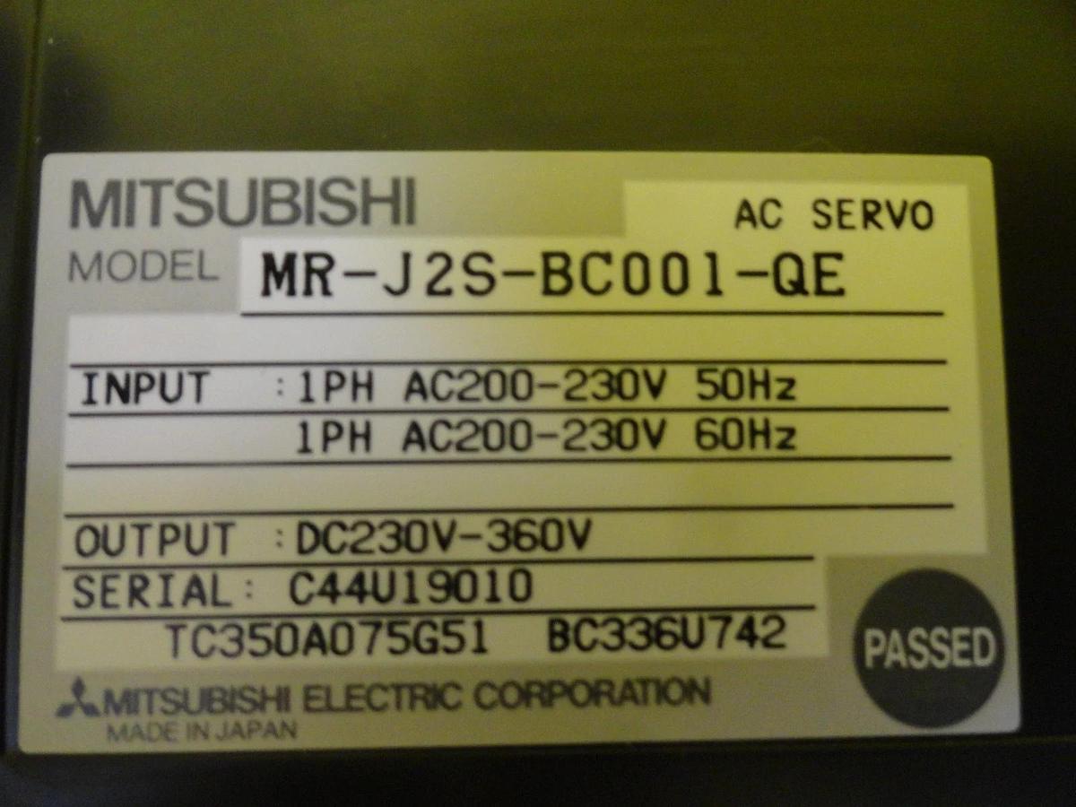 Used Mitsubishi MR-J2S-BC001-QE AC Servo TEL Tokyo Electron Lithius Working Surplus