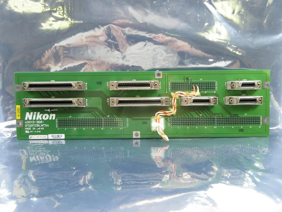 Used Nikon 4S013-368 Backplane Interface Board PCB STGSTCBLWTX4 NSR System Used