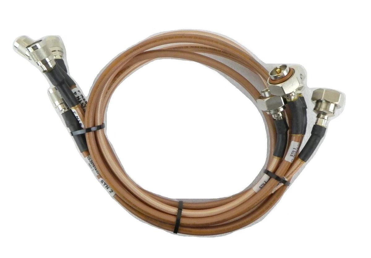 Used Novellus SIRF RF Generator Cable Set of 4 03-397614-01 03-397614-04 Working